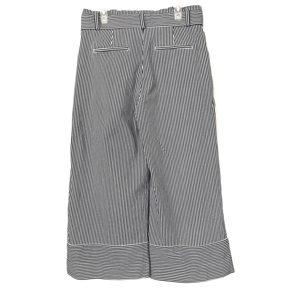BANANA REPUBLIC Stripe Belted wise Leg Crop Pants - Picture 3 of 7